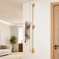 Wall Mounted Sisal Scratching Post with Wooden Brackets