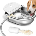 Stainless Steel Pet Water Bowl with Float Valve