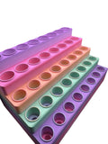 Five-Tier Pastel Stepped Desktop Pen Holder Organizer