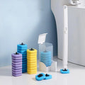 Toilet Brush Handle with Disposable Sponge Heads